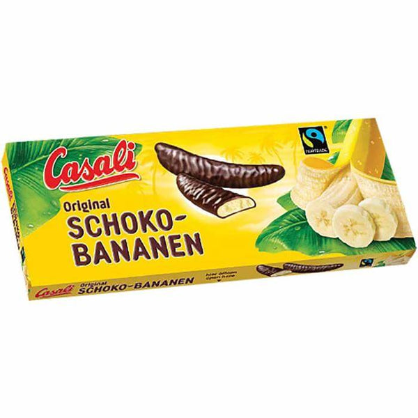 Casali Original Chocolate Covered Bananas (HEAT SENSITIVE ITEM - PLEASE ADD A THERMAL BOX TO YOUR ORDER TO PROTECT YOUR ITEMS 300g