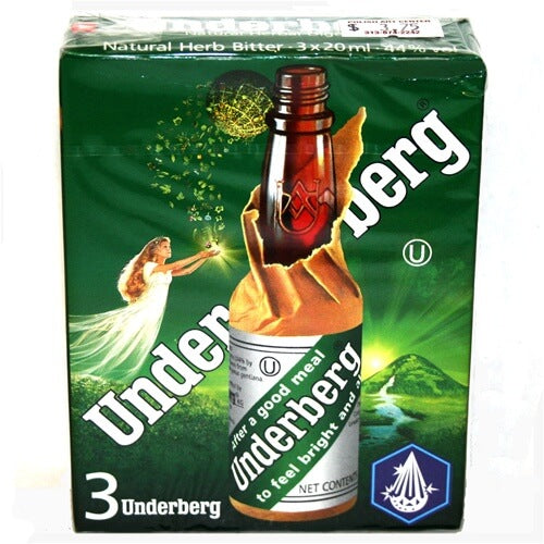 Underberg Natural Herb Bitters Bottles (Three Pack) 60ml