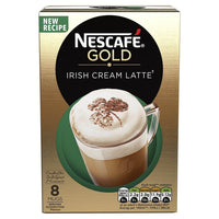 Nestle Nescafe Gold Irish Latte Mix (Pack of Eight Sachets) 158g