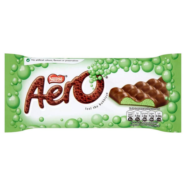 Nestle Aero Peppermint Large Bar (HEAT SENSITIVE ITEM - PLEASE ADD A THERMAL BOX TO YOUR ORDER TO PROTECT YOUR ITEMS 90g