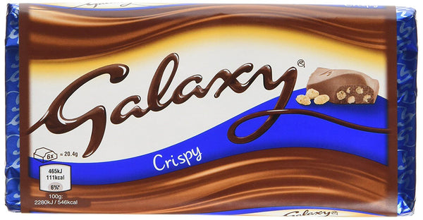 Mars Galaxy - Crispy Bar (HEAT SENSITIVE ITEM - PLEASE ADD A THERMAL BOX TO YOUR ORDER TO PROTECT YOUR ITEMS 102g