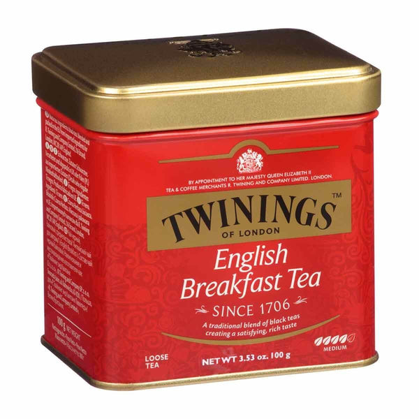 Twinings of London Tea English Breakfast Loose Leaf Tin 100g