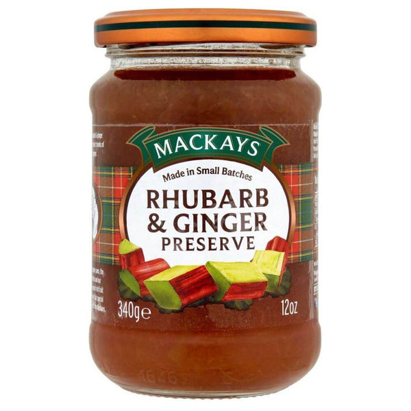 Mackays Preserve - Rhubarb and Ginger  340g
