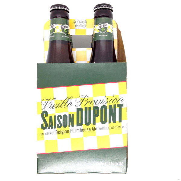 Saison DuPont Ale (Pack of 4 Bottles), Unfiltered Belgium Farmhouse Ale Bottle Conditioned 2.3kg