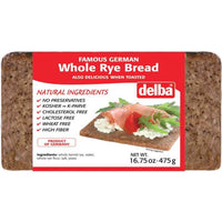Delba Whole Rye Bread 475g