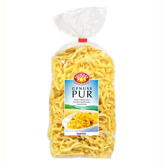 3 Glocken Spaetzle made with Pure Durum Wheat and Spring Water 500g