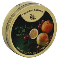 Cavendish Small Mixed Fruit Drops Tin 50g