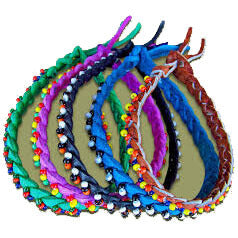 African Hut Beaded Leather Bracelets (Colours Vary. Please Specify A Colour in The Comments Section) 25g