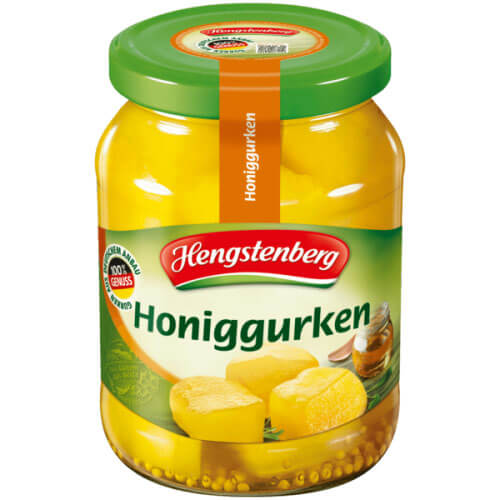 Hengstenberg Honey Gherkins 330g