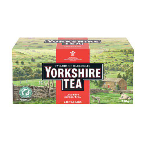 Taylors of Harrogate Yorkshire Tea - Red (Pack of 240 Tea Bags) 750g