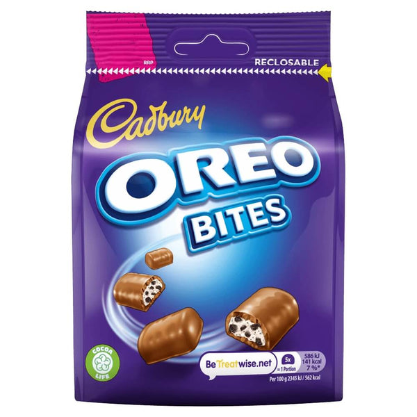 Cadbury Oreo Bites (HEAT SENSITIVE ITEM - PLEASE ADD A THERMAL BOX TO YOUR ORDER TO PROTECT YOUR ITEMS 95g