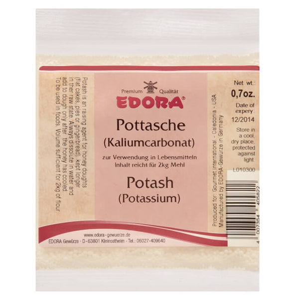 Edora Pottashe Potassium Carbonate 20g