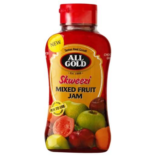 All Gold Skweezi Mixed Fruit Jams 460g